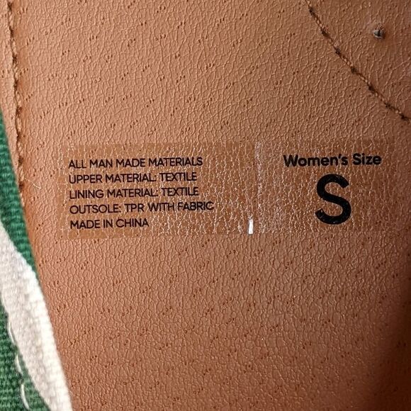 University of Miami Hurricanes Women's Striped Canvas Shoe - Picture 8 of 13